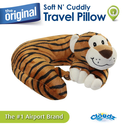 Cloudz Kids Plush Animal Neck Pillow