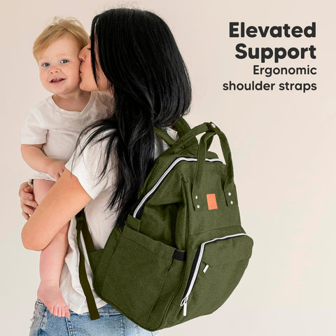 KeaBabies Baby Diaper Bag Backpack