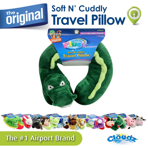 Cloudz Kids Plush Animal Neck Pillow