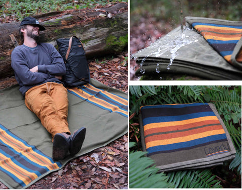 Canvas Camp Blanket - Waterproof Outdoor Blanket